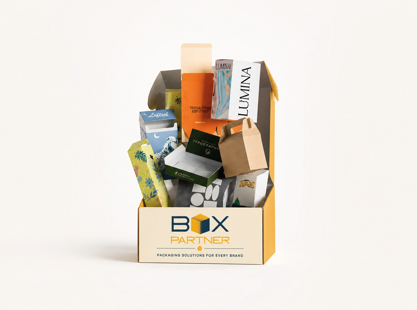 Premium packaging showcase